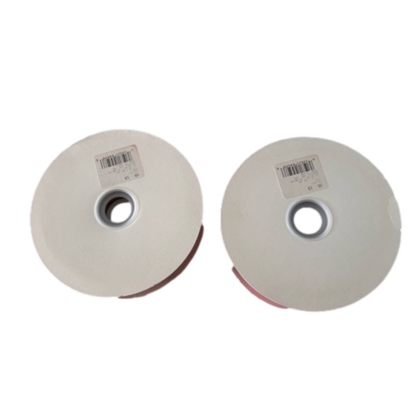 2 Ribbon W.F.R. Velvet Veltex Waterproof Floral Craft Red 25yrds Christmas - Picture 4 of 5